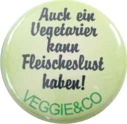 Veggie Fleischeslust button